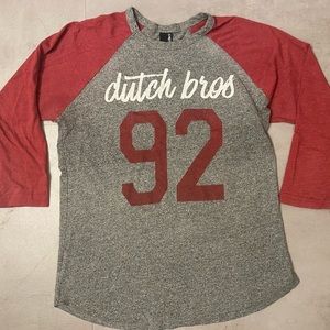 Dutch Bros baseball tee